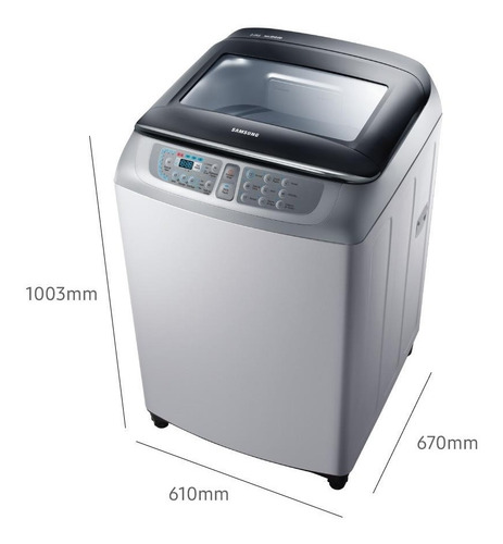 Lavarropas Automático Samsung Carga Superior 8kg Wa80f5s4uda