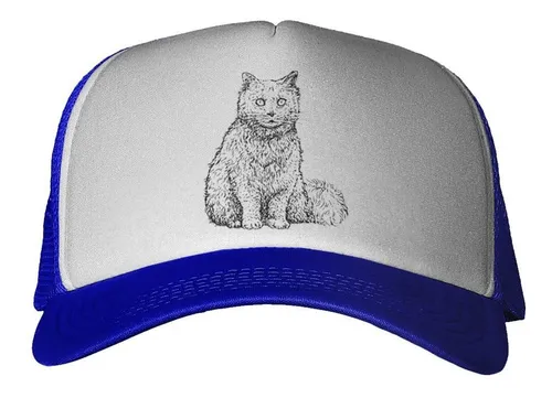 Gorra Gato Persa Ilustracion