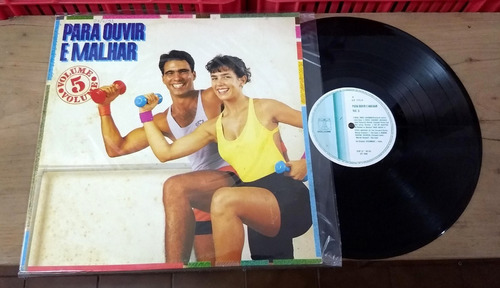 Para Ouvir E Malhar Vol 5 1990 Disco Lp Vinilo Brasil