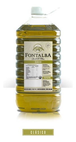Aceite De Oliva Virgen Fontalba Clásico X1 Bidón De 5l