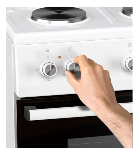Cocina Eléctrica Ormay 4 Hornallas Nova Blanca 60cm