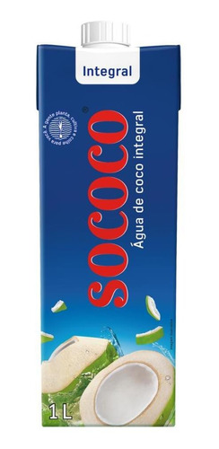 Água De Coco Integral Sococo 1l
