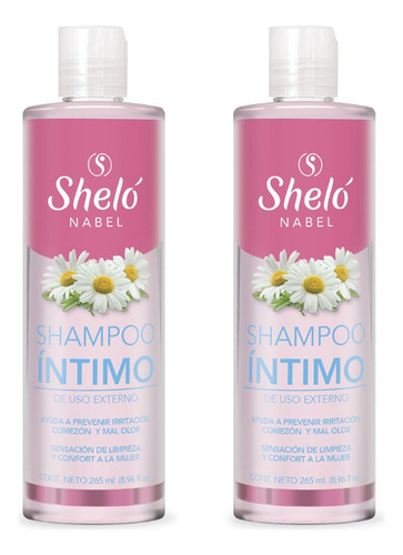 2 Shampoo Íntimo Higiene Íntima & Evita El Olor /sheló Nabel