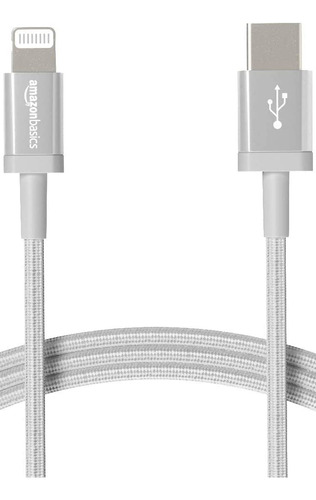 Amazon Basics Cable De Carga Usb-c Para Relámpago, Cable Tre