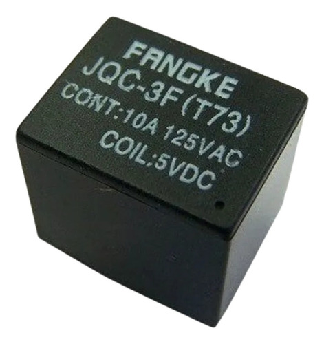 Rele Relay T73 Dc 5v 5 Terminais 10a 125v Kit 100 Peças