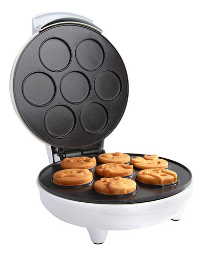 Maquina Para Mini Panqueques Waffle Wow!, 1000w, Emojis