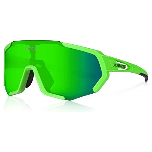 Lentes Deportivos Polarizados De Ciclismo Color Verde