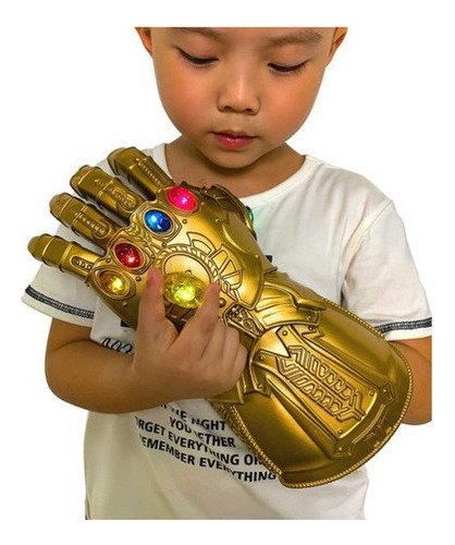 Guante Thanos Guantelete De Joyas Infinitas Muñeca De Luz Le