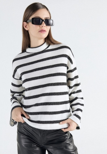 Sweater Mujer St Marie Moom Stripe - Estilo Y Comodidad
