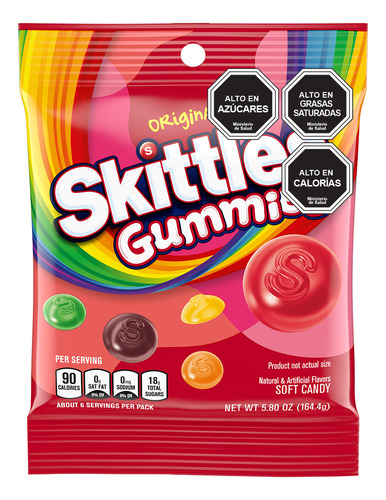 Skittles Original Caramelos Gummies 164g