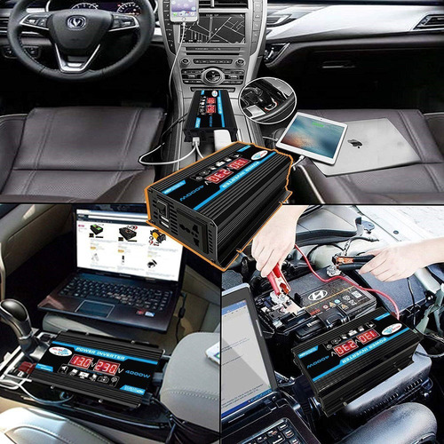 // Inversor Digital Inteligente Para Carros De 12 V A 110 V