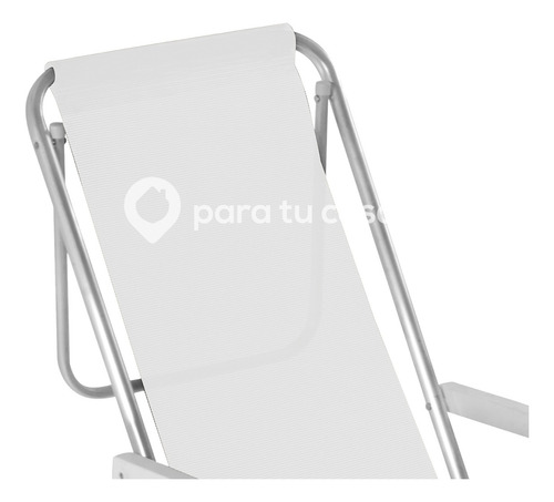 Reposera Sillon Playa Camping 8 Pos. Aluminio Sannet Mor