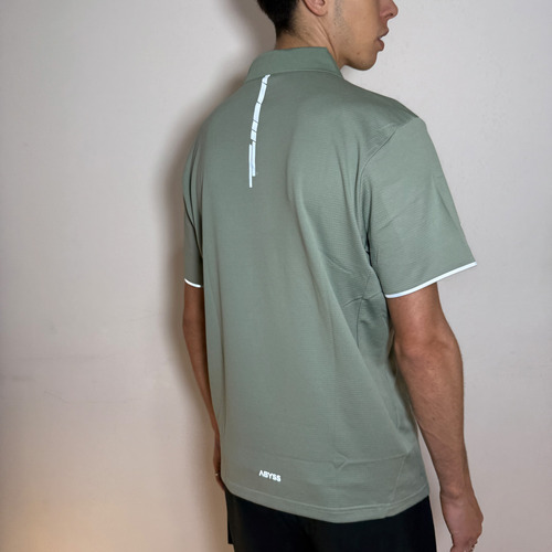 Chomba Con Botones Tennis Hombre Abyss Secado Rapido Uv50+