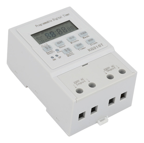 Temporizador Digital Timing Mini Ac 220v 1w 30a Programable