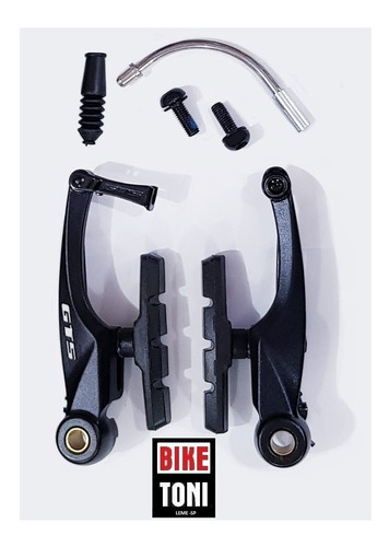 Freio V-brake Traseiro Gts Taiwam Original Manete Avid Sram