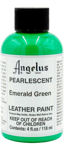 Pintura Acrílica Angelus 4 Oz ( 1 Pieza ) Color Emerald Green