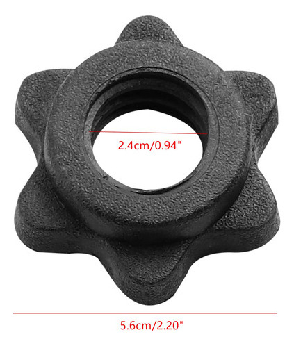 A Colar Spinlock Para Barra (bk), Porca Sextavada Para Barra