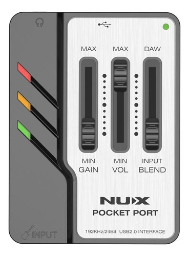 Interfaz De Audio Nux Pocket Port Usb