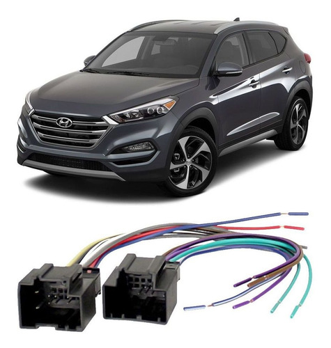 Adaptador Chicote Hyundai Ix35 2013 A 2020 Multimídia Dvd Cd