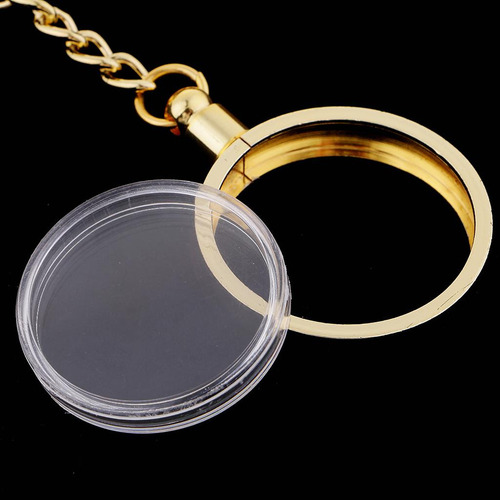 3x Monedero Llavero Llavero 30 Mm Moneda Conmemorativa