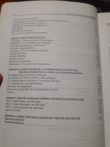 Imagen 3 de 10 de Libro Razonamiento Verbal Pre San Marcos