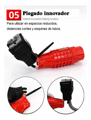 Llave De Tubo Del Instalador Del Grifo Del Fregadero 18 En 1