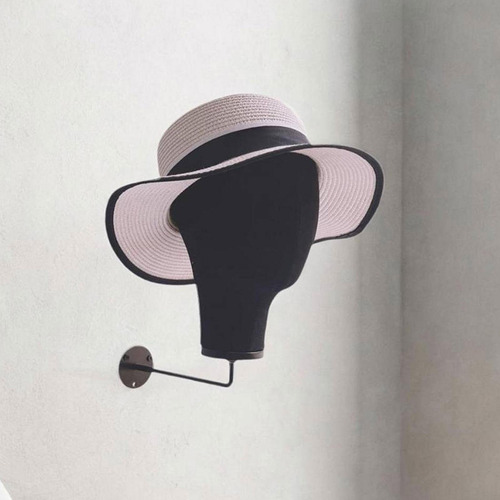 Modelo De Cabeza De Maniquí Montado En La Pared Creativo