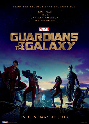 Poster Guardianes De La Galaxia 3 30x40cm Vinilo Adhesivo 4