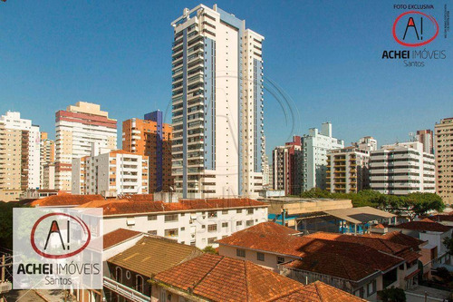 Imagem 27 de 28 de Apartamento Com 3 Dormitórios, Dependência Completa, Vaga Demarcada À Venda, 93 M² Por R$ 520.000 - Gonzaga - Santos/sp - Ap10663
