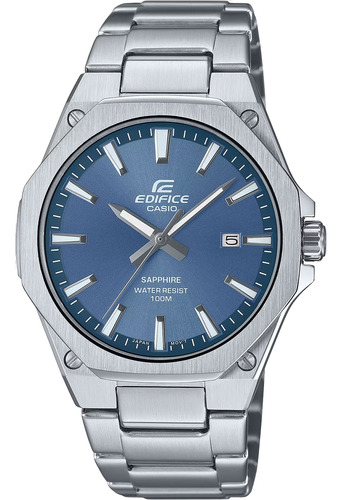 Reloj Casio Efr-s108d-2avcr Edifice-acero Plateado Acero Azul