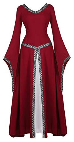 Disfraz De Renacimiento Mujeres Medieval Vestido Reino ...