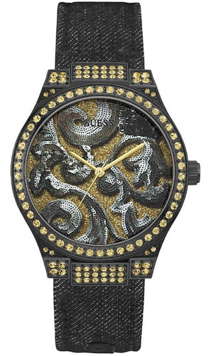 Relógio Feminino Guess 92615lpgspc1 Preto Barato Original