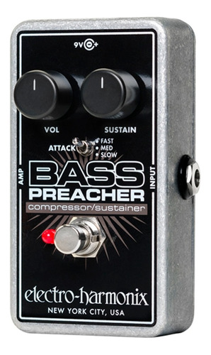 Pedal Para Bajo Compresor Electro Harmonix Bass Preacher