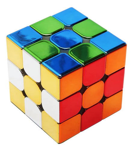 Cubo De Velocidad 3x3, Cubo Mágico Con Superficie De Espejo,