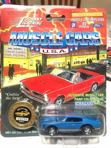 Johnny Lightning Muscle Cars 1969 Gto Judge Serie 6 Azul