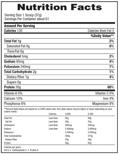 Imagen 2 de 2 de Proteína Isolate Met-rx Chocolate 5lb