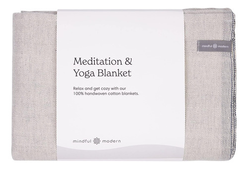 Manta De Meditación Consciente Y Moderna Para Yoga Restaurat