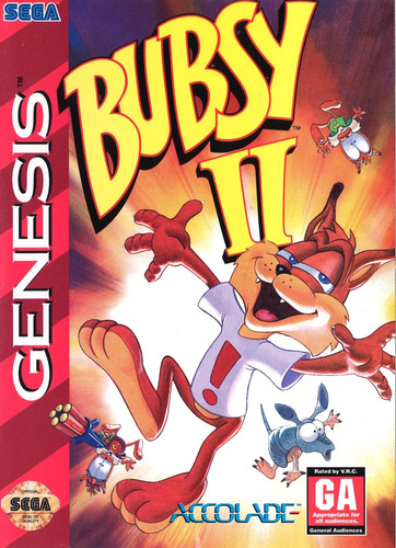 Sega Bubsy 2 (no Sonic,mario,golden Axe,contra)