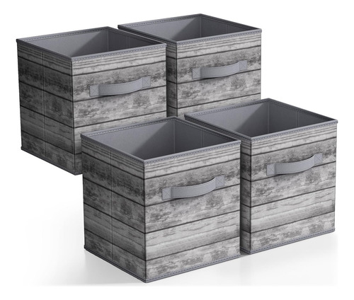Cubo De Almacenamiento Plegable , Paquete De 4