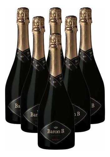 Champagne Baron B Extra Brut 750ml Caja 6 Botellas Pack