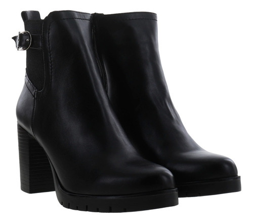 Imagen 3 de 4 de Botines Botas De Tacón Para Mujer Dama Hebilla Erez