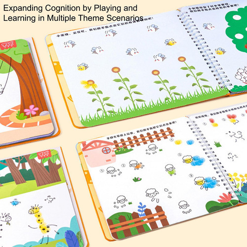 Libro De Actividades De Huellas Dactilares Para Niños Juego