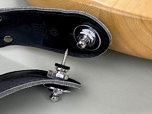 Als Chrome Straplocks Conjunto De 2 Ensamblaje Completo Para