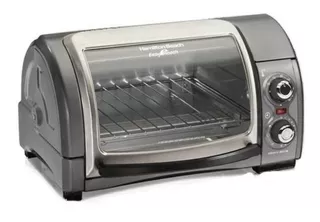 Horno de mesa eléctrico Hamilton Beach Easy Reach 31334D plata 120V