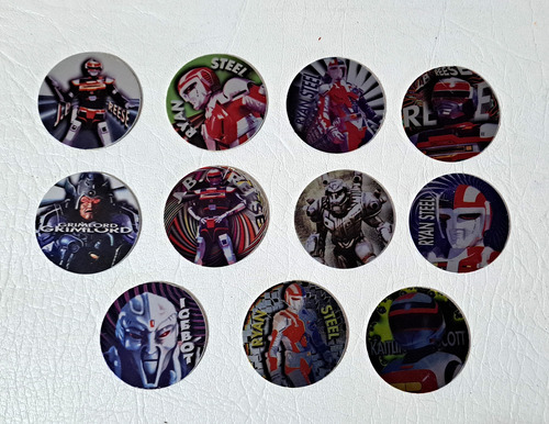 Tazos Vr Troopers Pepsico Impecables Sin Detalles X 10 (Usado)