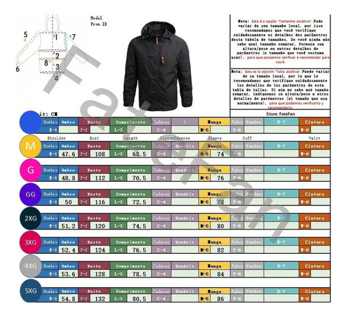 Chaqueta Cortavientos Impermeable Y Transpirable