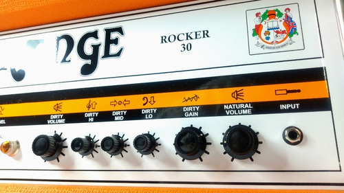 Amplificador Cabeçote Orange Rocker Rk30 30 Watts Válvulado Cor Laranja 110v