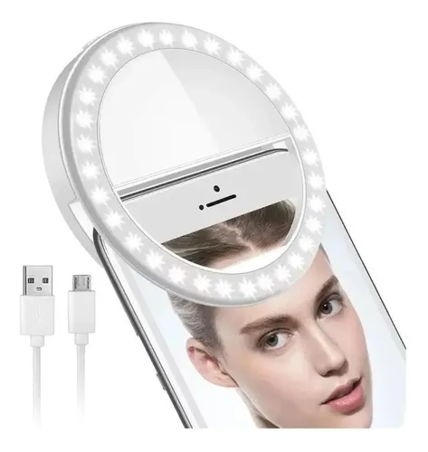Luz led online redonda para celular