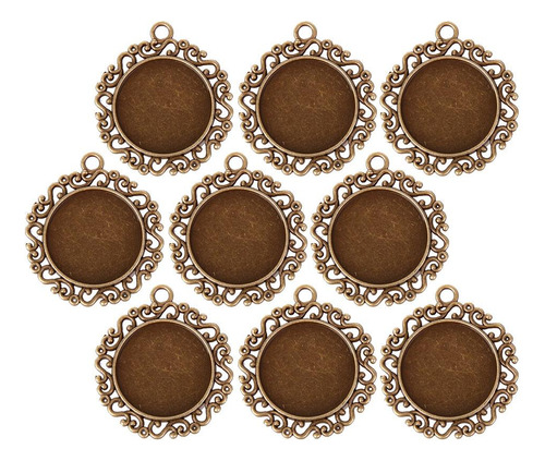 10pcs Ajustes De De Aleación Colgante Del De Forma Forma