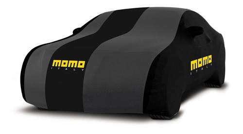 Cubreauto Xl Momo De 3 Capas Respirables Color Negro